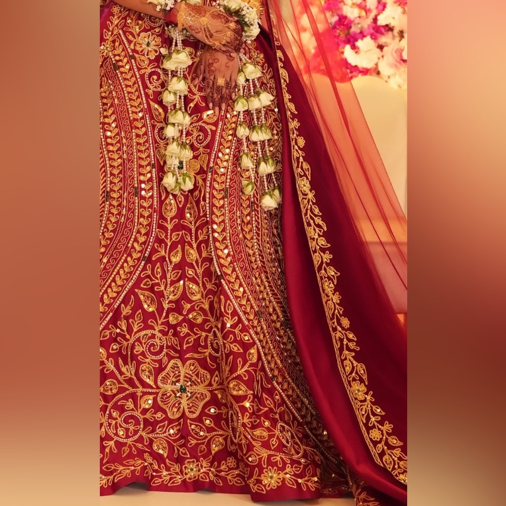 Elegant Embroidered Dress - Picture 3 of 4